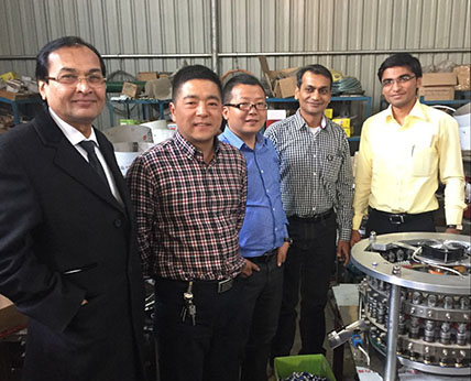 India Customer Mr Yogesh and their engineer visited Yason machinery and confirmed order
